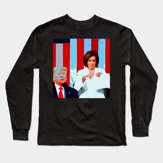 pelosi Long Sleeve T-Shirt by oryan80